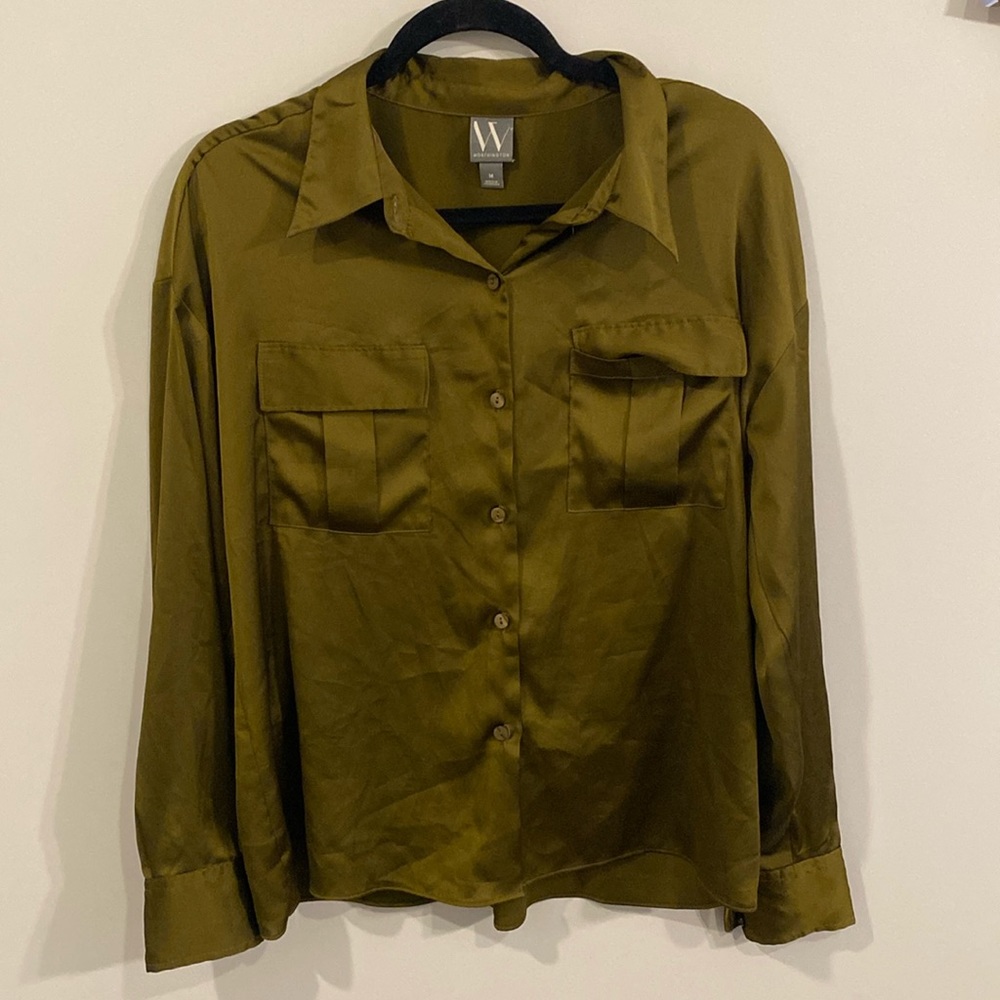 Worthington Button Down Blouse